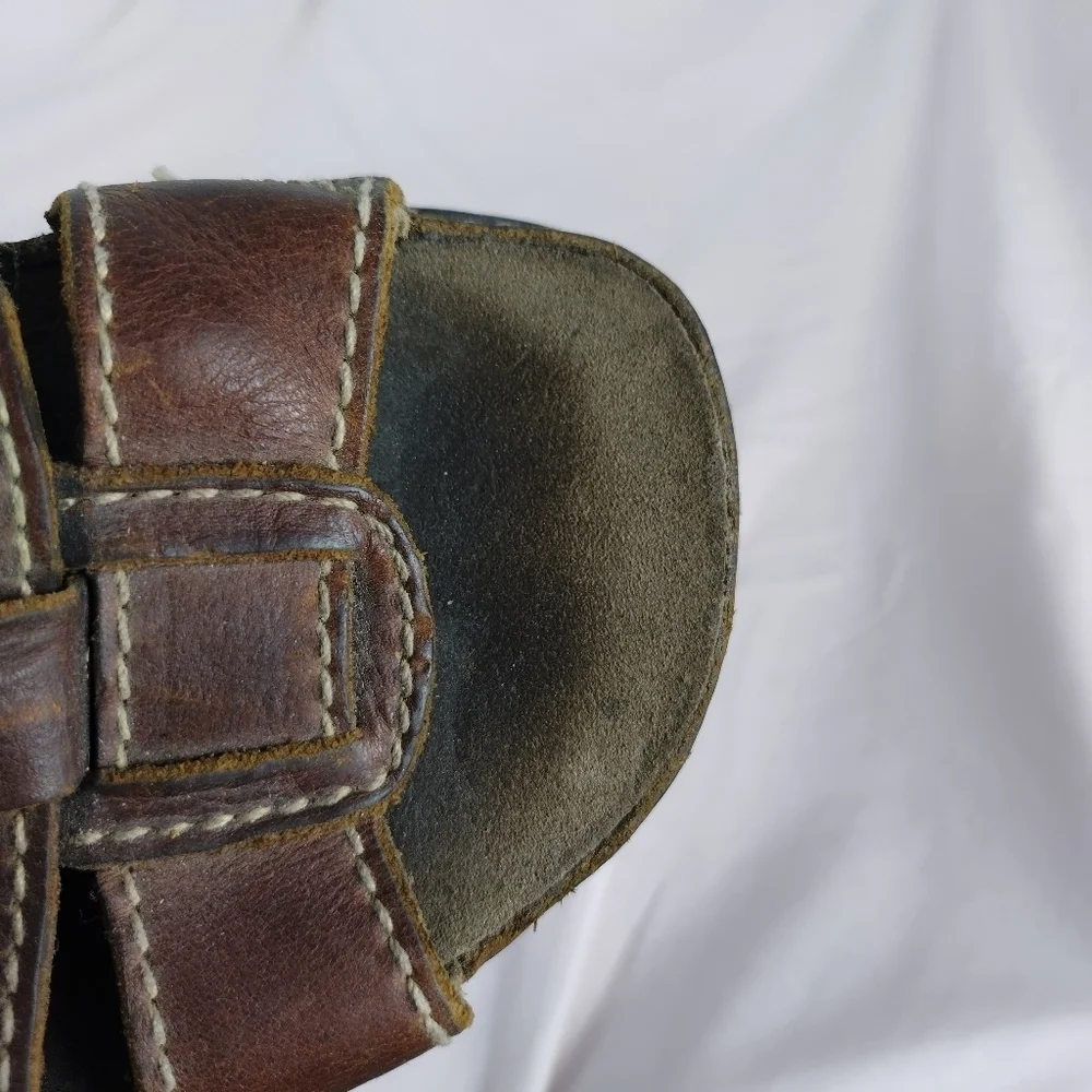 Vtg Dr Martens Men's Size 11  Platform Leather Sandals England Summer Wear